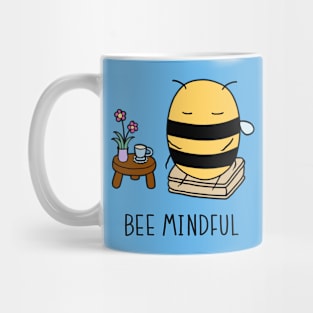 Bee Mindful - Sky Blue Mug